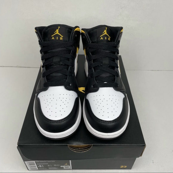 Nike Air Jordan 1 Retro Mid GS “Pollen” NEW - Picture 2 of 4